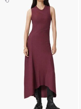 All Saints | Dresses | Allsaints Romey Long Dress In White Oversized Cotton  Maxi | Poshmark
